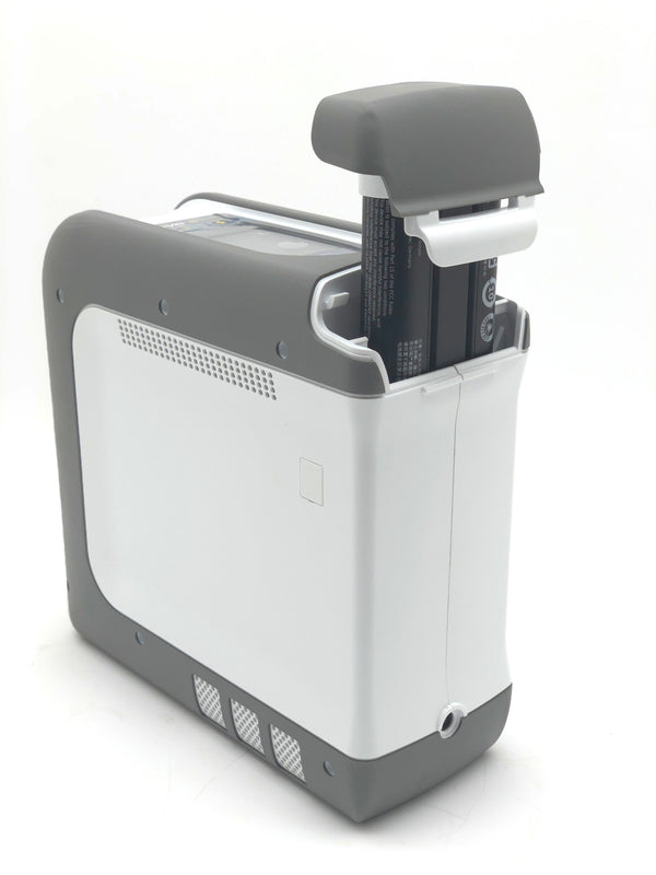 igo2 portable concentrator battery insertion