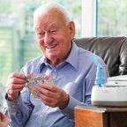 innospire deluxe compressor nebulizer in use