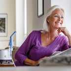 innospire elegance compressor nebulizer in use