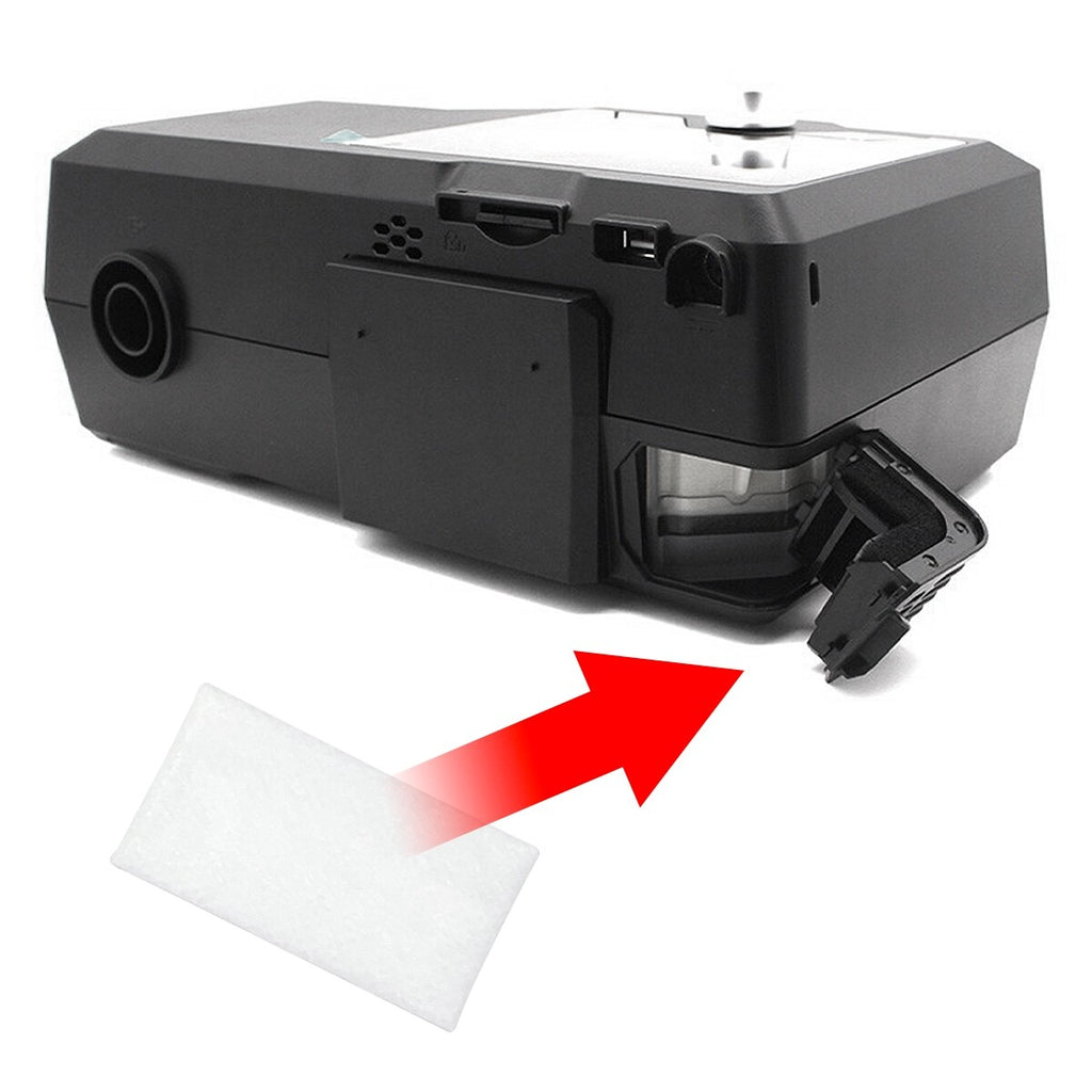 l1020 luna cpap machine fine filter placement