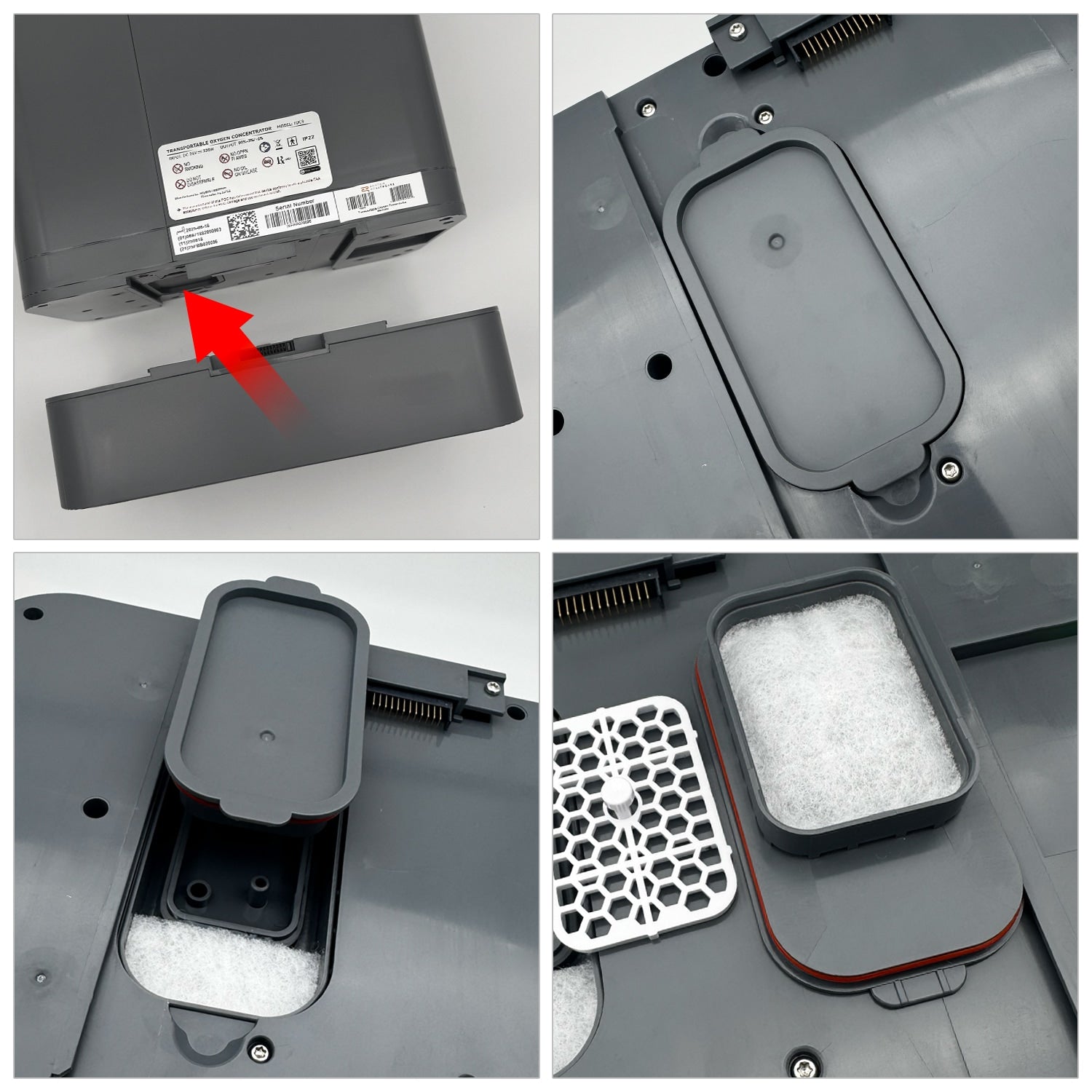 Large Intake Filter for Rhythm TOC3 Portable Oxygen Concentrators