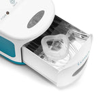 lumin cpap sanitizer drawer open with rack detail