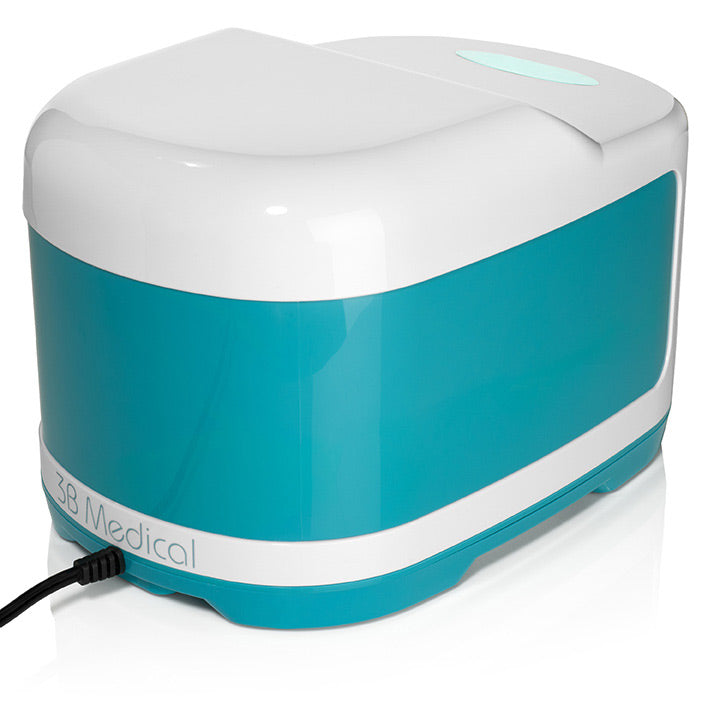 Turquoise and white medical device with '3B Medical' branding on a white background