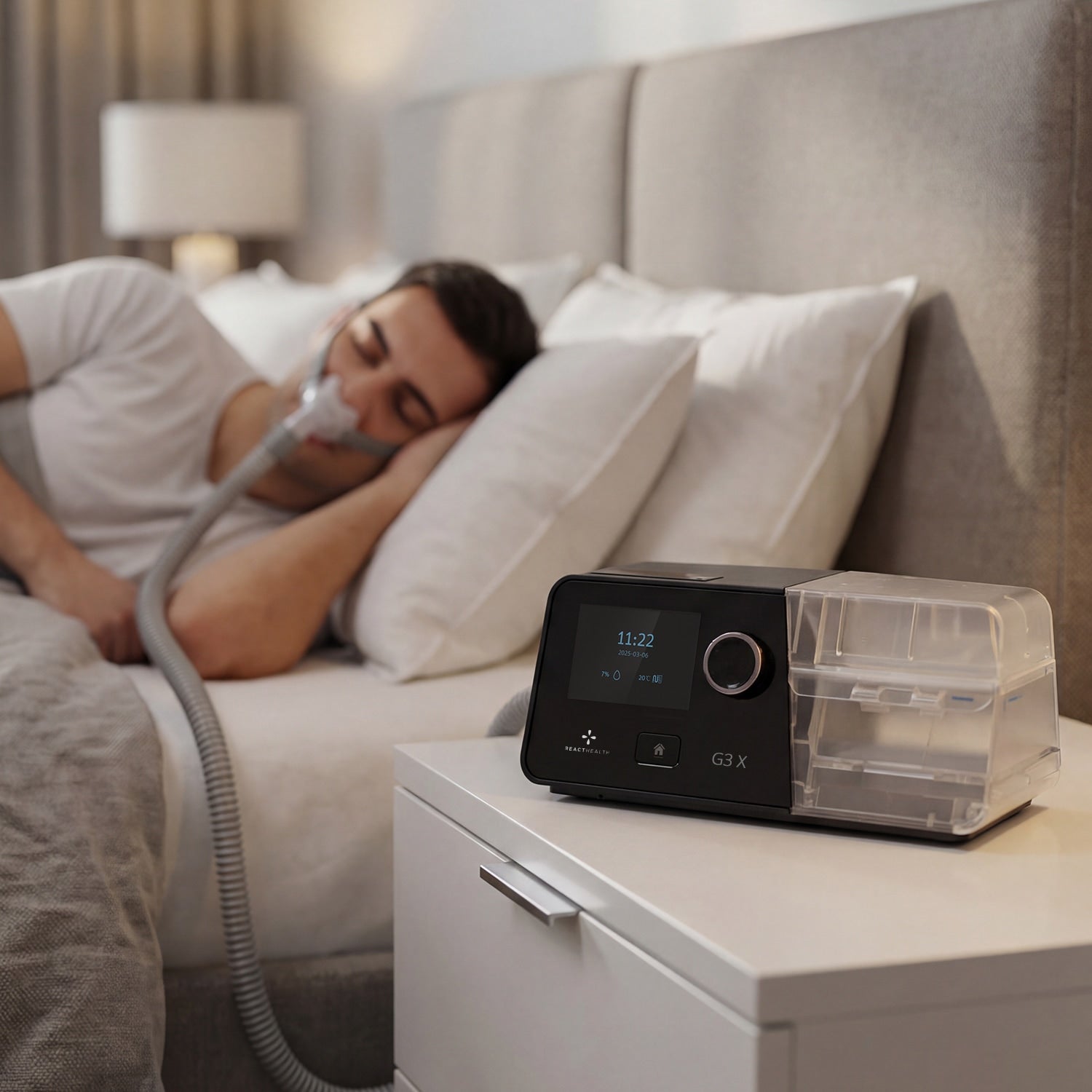 React G3 X Auto-CPAP Machine Package with Heated Humidifier