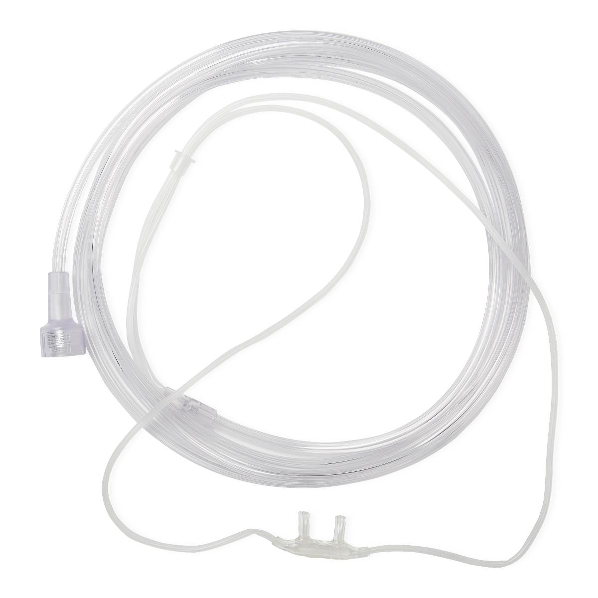 SuperSoft Nasal Cannula with Universal Connector & 7 Foot Crush Resistant Oxygen Supply Tubing