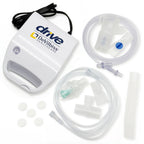 DeVilbiss Healthcare nebulizer with accessories on a white background