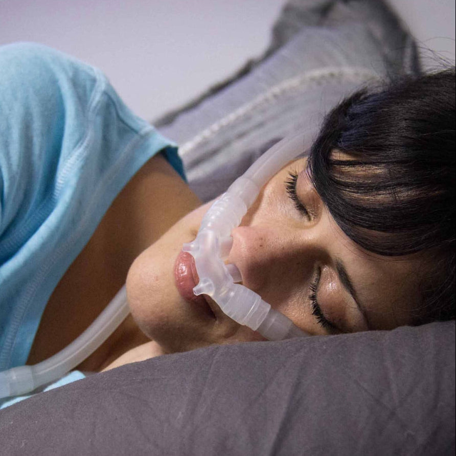 Nasal-Aire II "Cannula Style" Nasal Prong CPAP Mask FitPack with Headgear