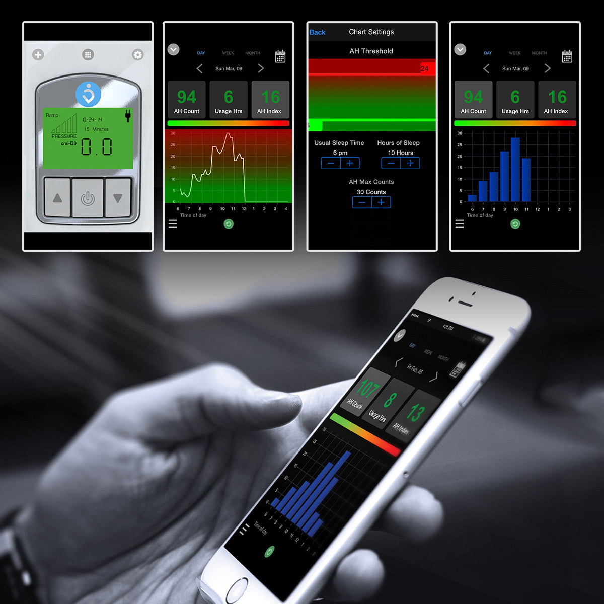 nitelog sleep therapy app for z2 auto