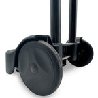 Close up of o2 Concepts Oxlife Liberty travel cart wheels 