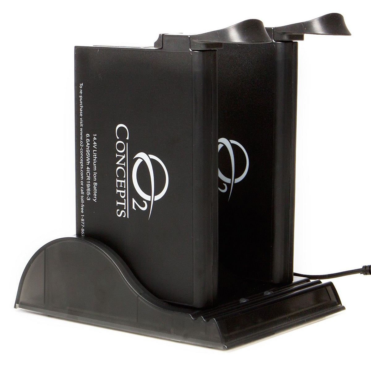 Dual Bay Smart Battery Charger for SimplyGo, OxLife Independence & EverGo Concentrators