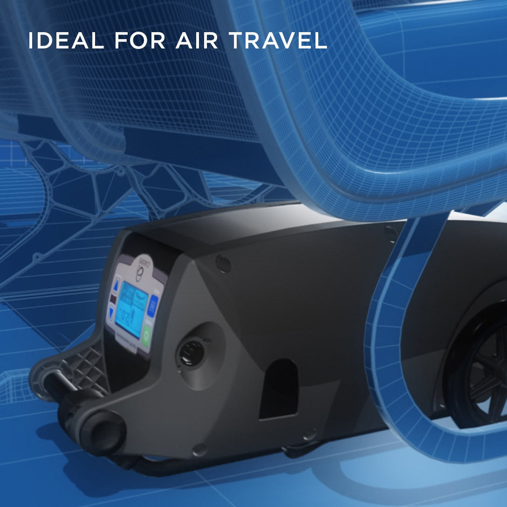 OxLife Independence Portable Oxygen Concentrator Bundle (Continuous Flow & Pulse Dose)