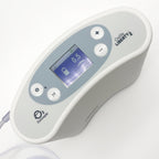 Concepts Liberty 2 oxygen concentrator in white and light gray, featuring a digital display screen and four control buttons.