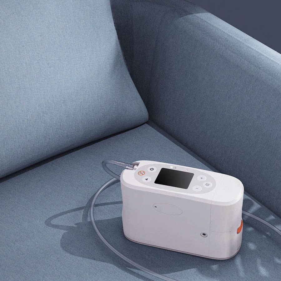P2 Device Rhythm P2-E7 Portable Oxygen Concentrator Bundle (Pulse Dose ...