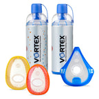 pari vortex valved holding chamber pediatric and adult mask options