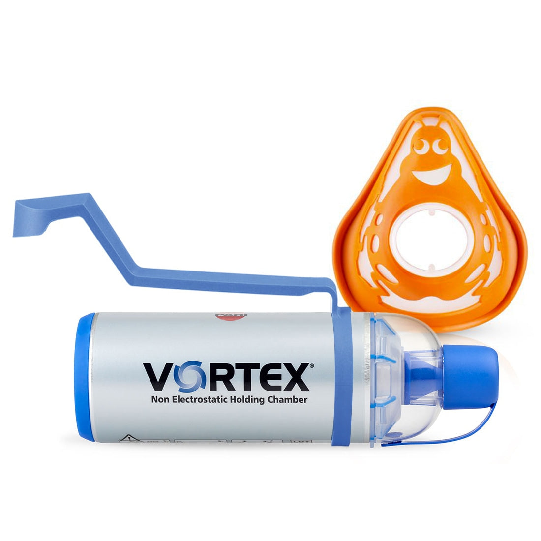 Vortex Non-Electrostatic Valved Holding Chamber