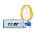 pari vortex valved holding chamber with medium pediatric mask