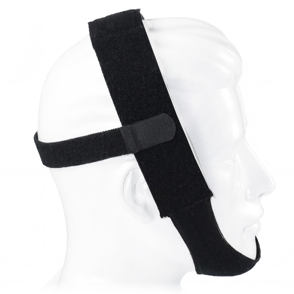 Premium Style Chin Strap Side View on a mannequin head 