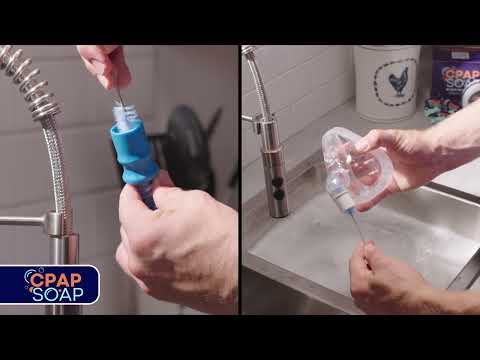 Video on how to use CPAP hose brush from CPAP Soap 