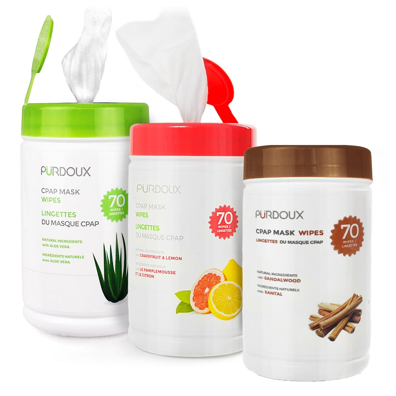 Purdoux CPAP Mask & Tube Cleaning Wipes – DirectHomeMedical