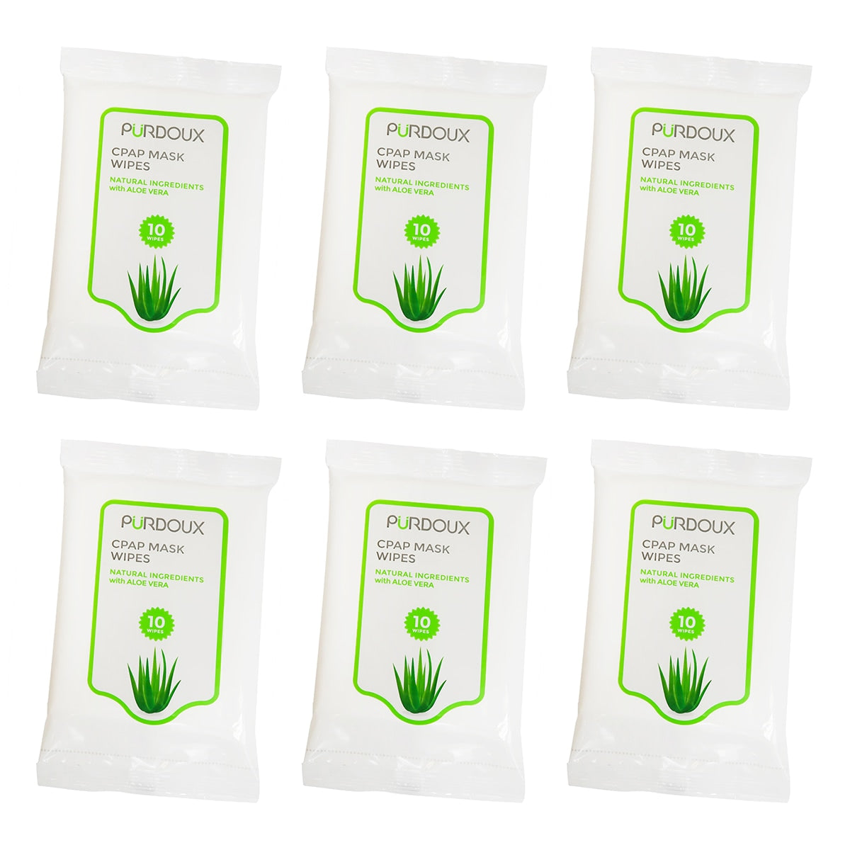 Purdoux CPAP Mask & Tube Cleaning Wipes