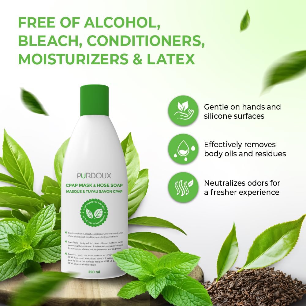 Purdoux CPAP Mask & Tube Cleansing Soap