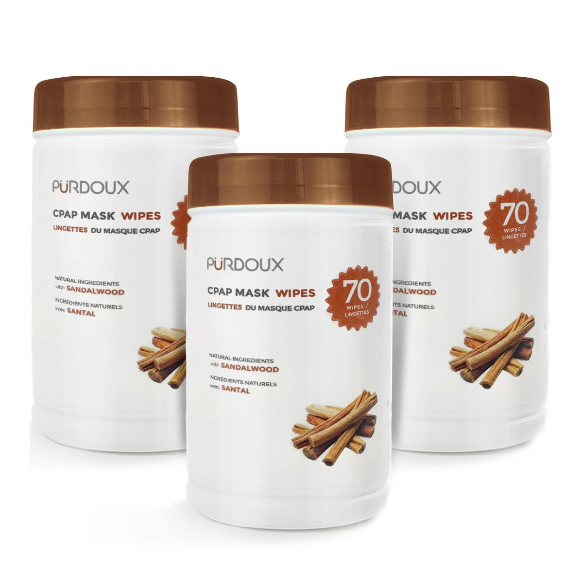 Purdoux CPAP Mask & Tube Cleaning Wipes