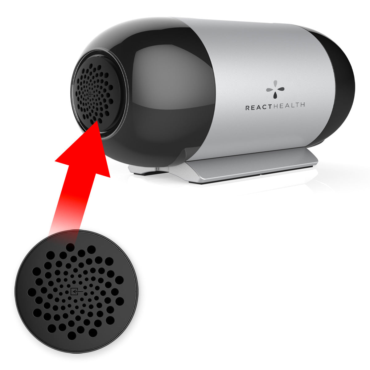 react health luna travel cpap travelpap filter cover