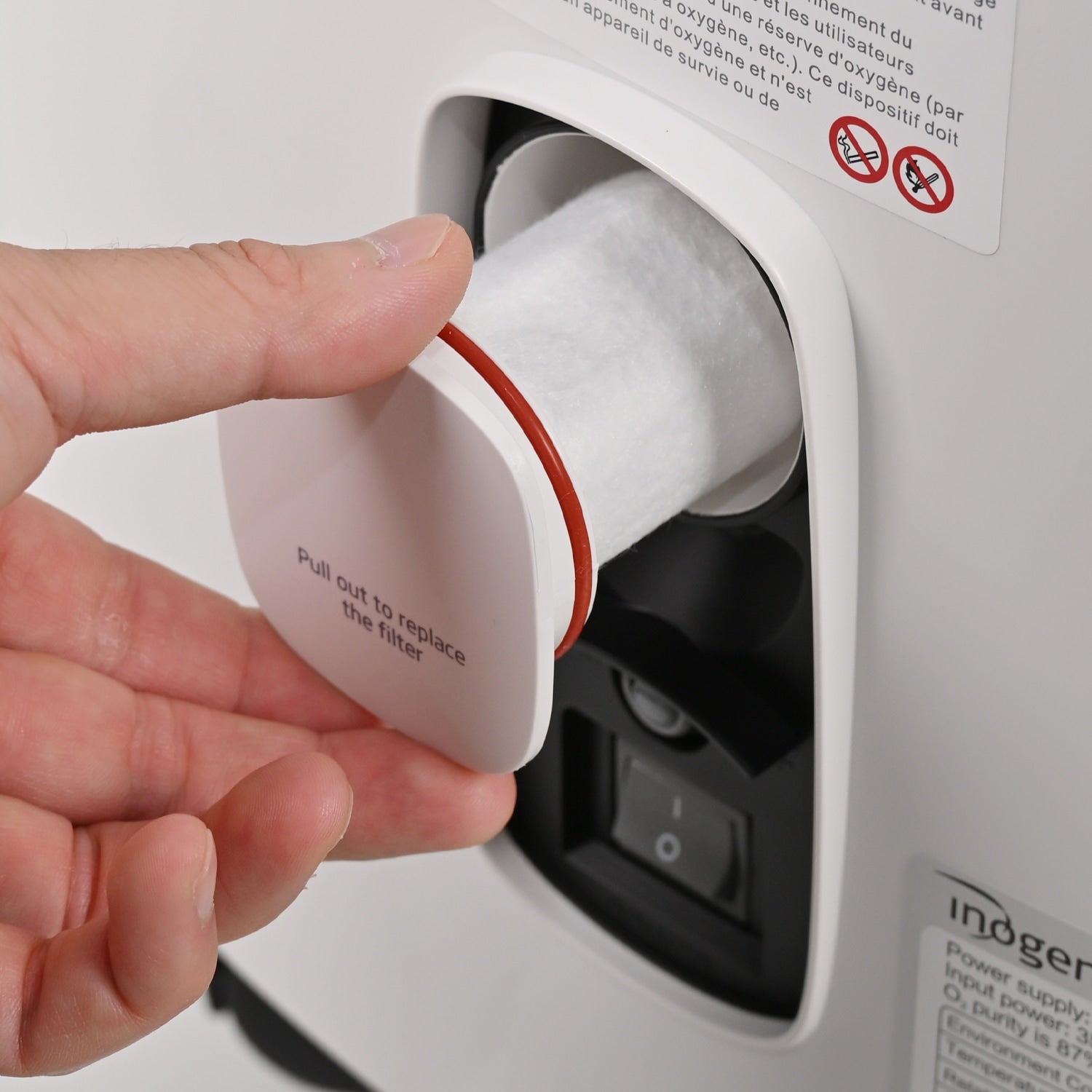 Filter Cover (with Filter) for IntenOxy 5 & Inogen® Voxi 5™ Oxygen Concentrators