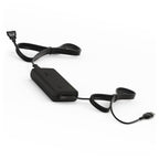An AC power supply with cord for AirSense 11 Series CPAP Machines, predominantly black in color.