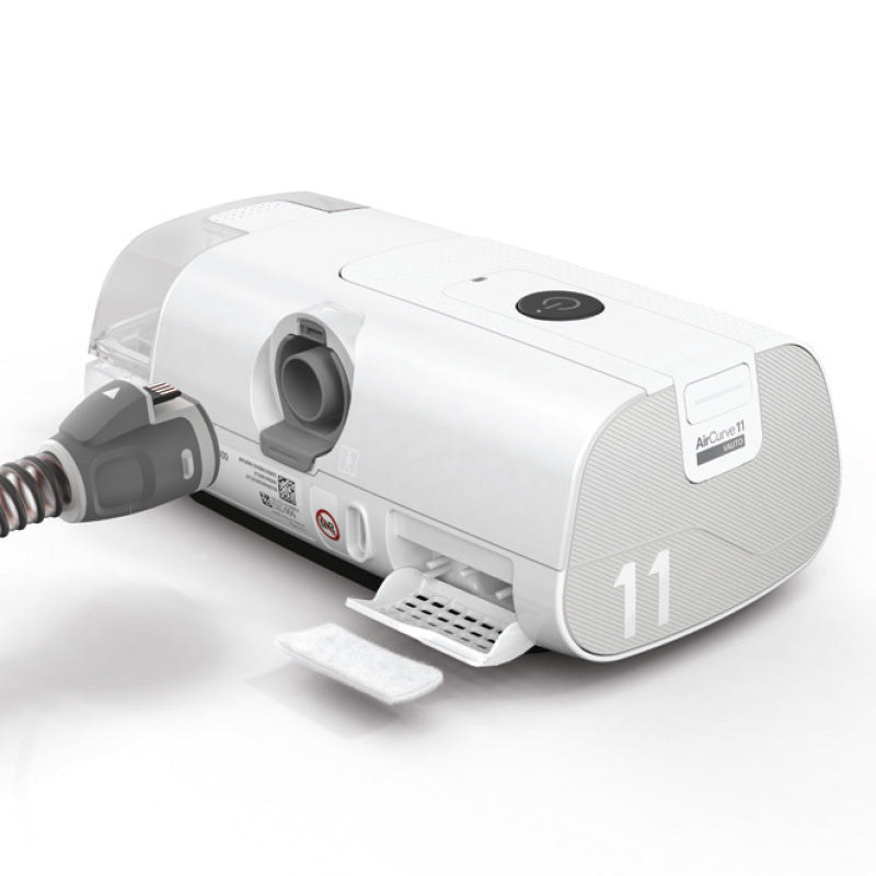 resmed aircurve 11 v auto bilevel back of machine