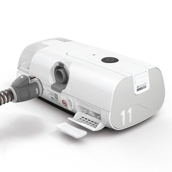 resmed aircurve 11 v auto bilevel back of machine