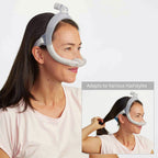 different hairstyles with airfit n30i nasal cpap mask from resmed