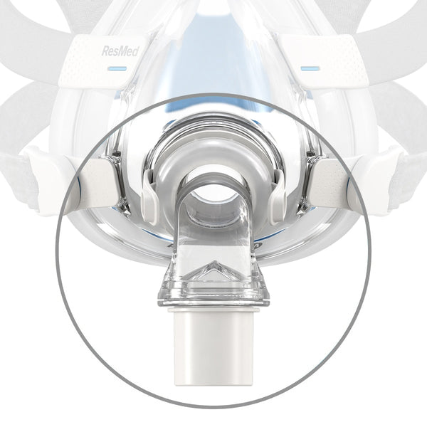 QuietAir Diffuser Elbow for AirFit F30, AirFit F20 & AirTouch F20 Series CPAP Masks