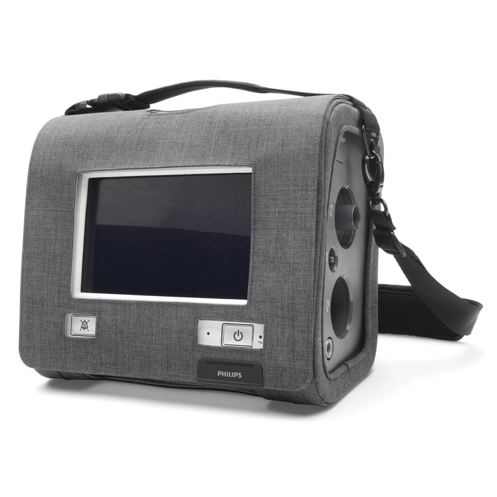 Respironics Trilogy Evo Case in use 