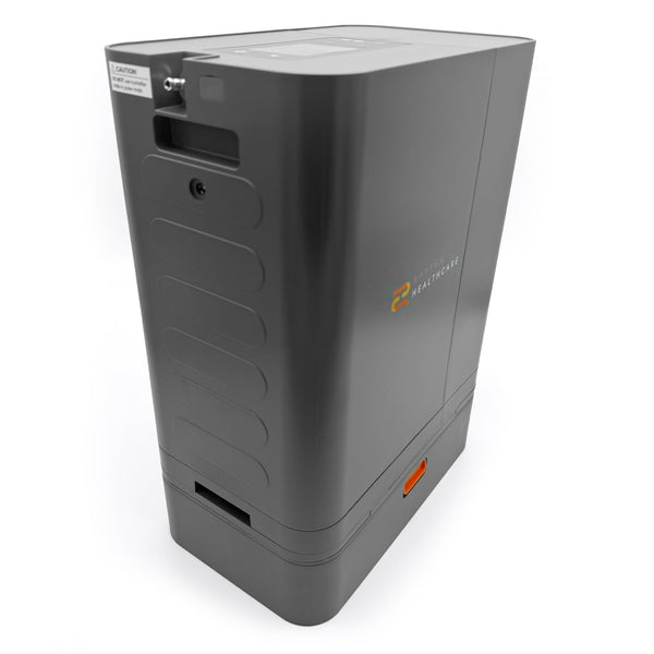 TOC3 Portable Oxygen Concentrator Side View 