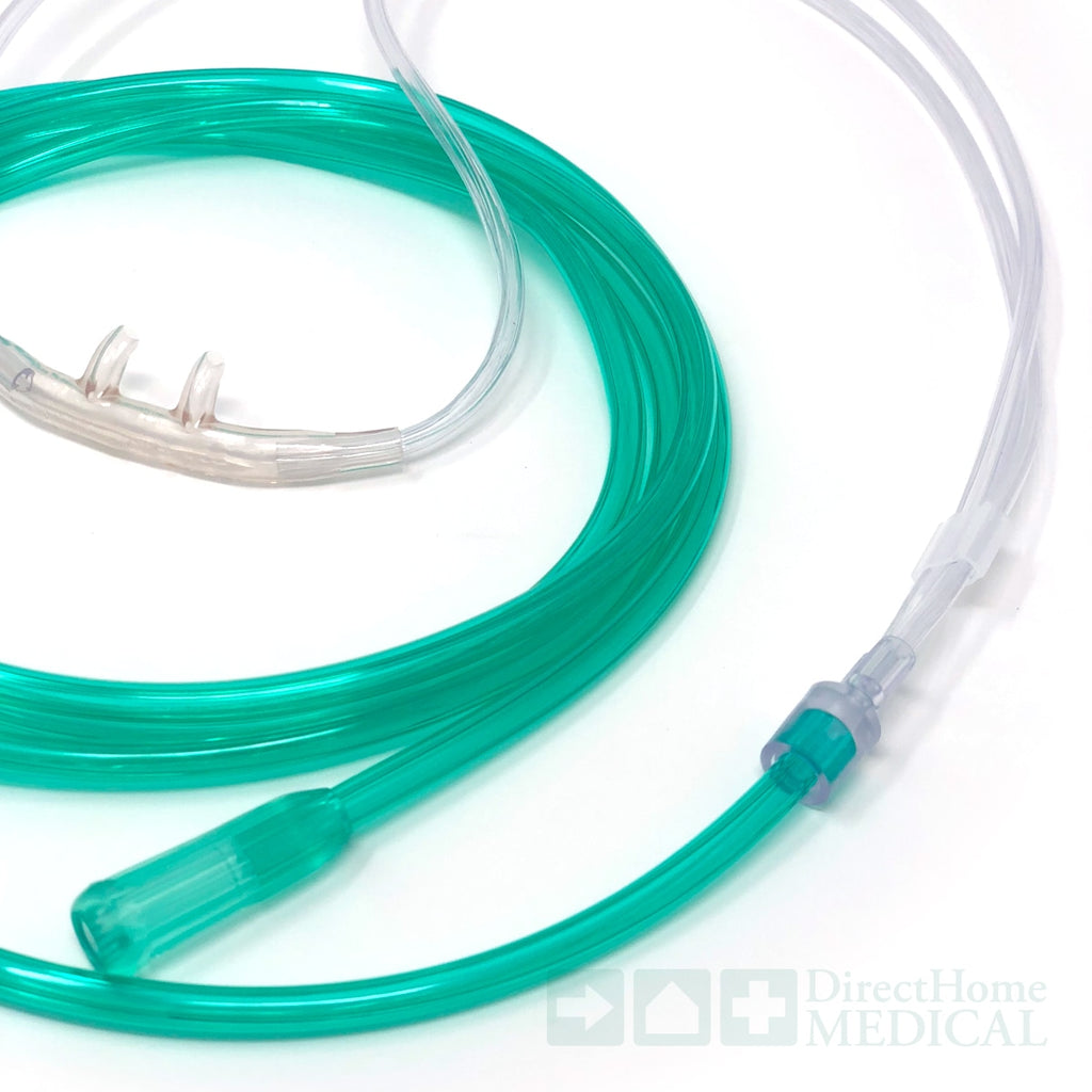 salter 1600 high flow oxygen nasal cannula green tubing high visibility