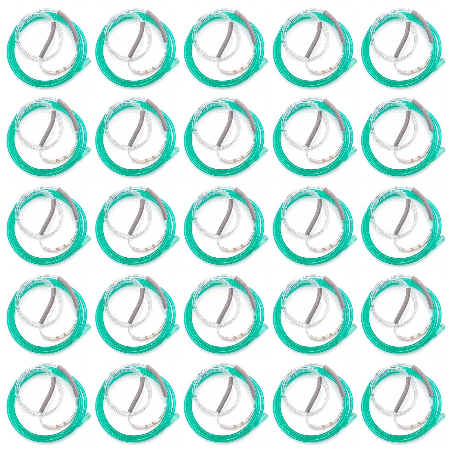 25 pack of Green Salter Airlife High Flow Nasal Cannulas