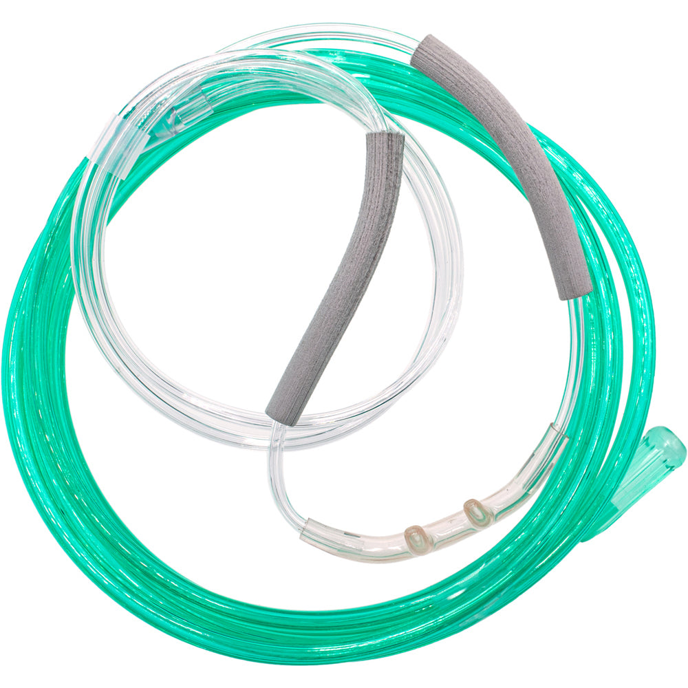 AirLife (Salter) 1600HFTLC HIGH FLOW Nasal Cannula with E-Z Soft Foam Ear Protectors & 14 Foot Oxygen Supply Tubing