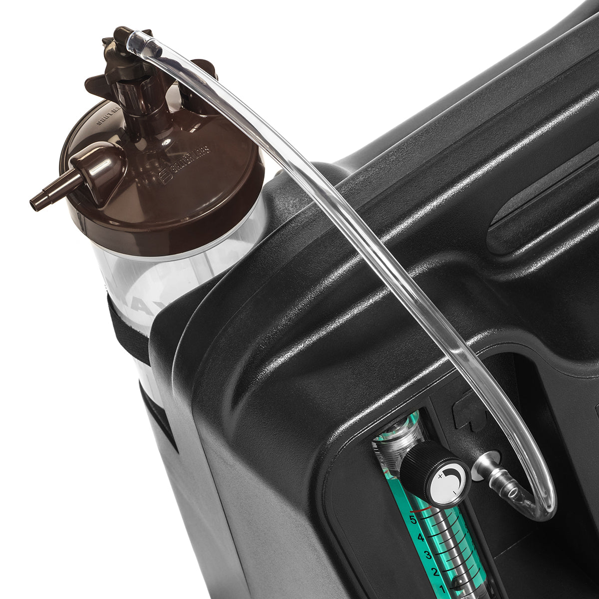 AirLife (Salter) Bubble Humidifier Bottle (Brown Lid with 3 PSI Safety Valve) for Various Oxygen Concentrators