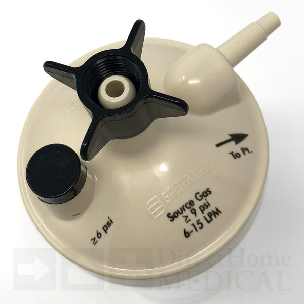 salter high flow oxygen bubble humidifier top detail