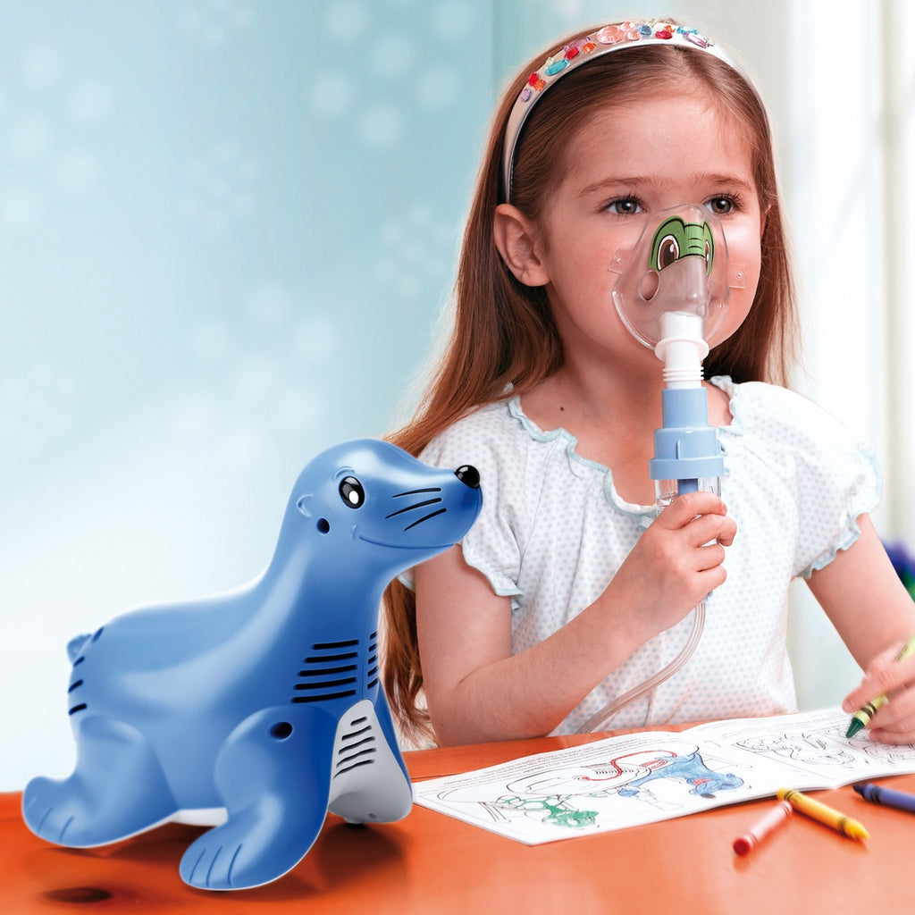 sami the seal compressor nebulizer in use