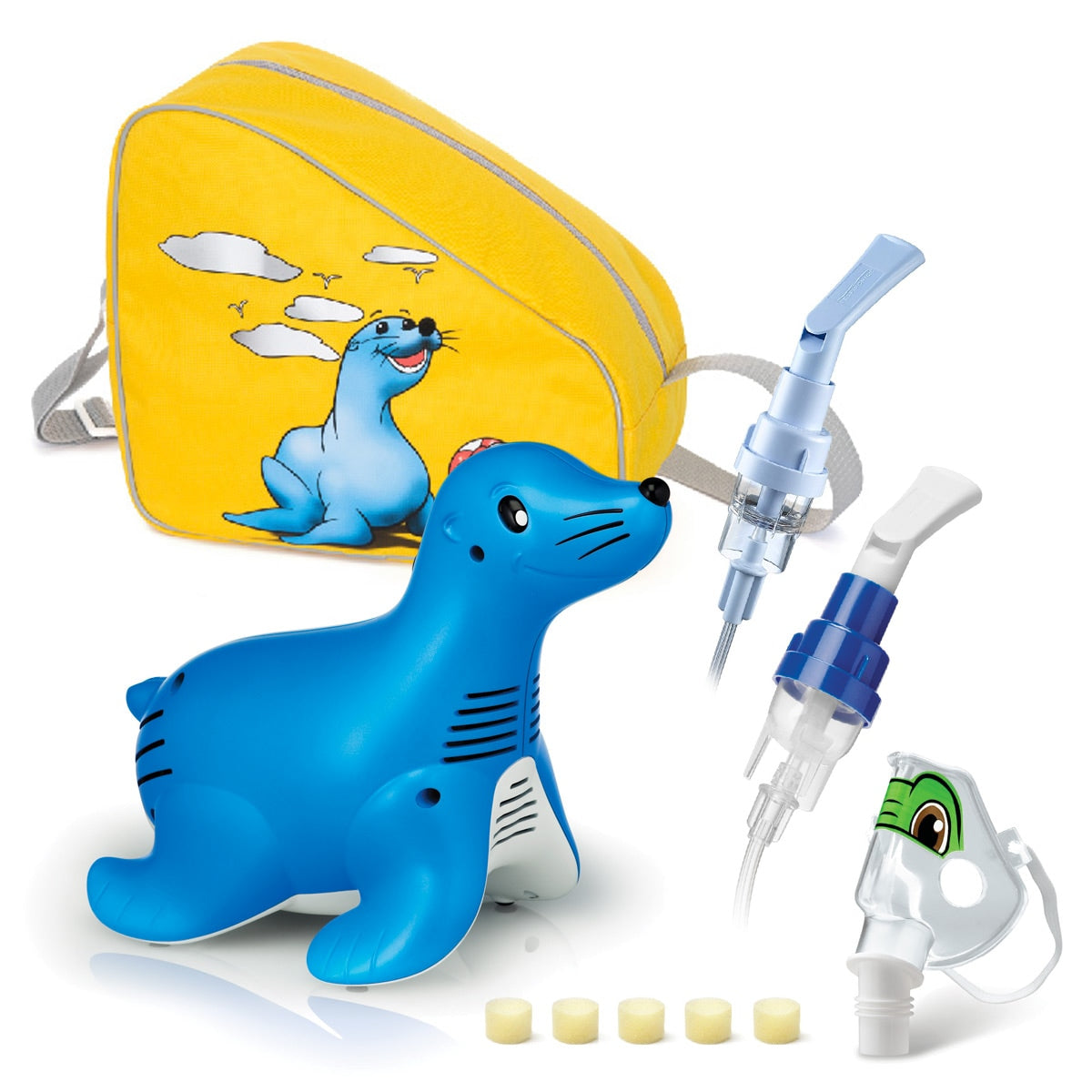 Sami the Seal Pediatric Compressor with SideStream Nebulizers (DISCONTINUED 2023)