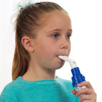sidestream disposable nebulizer in use