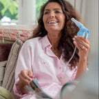 sidestream plus reusable nebulizer for nebulizing at home