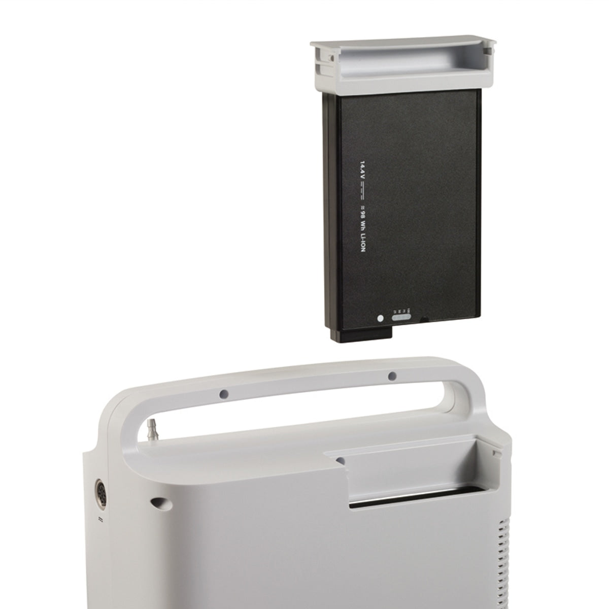 simplygo portable oxygen concentrator respironics battery compartment