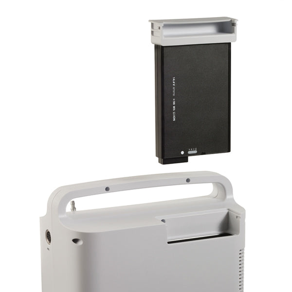 simplygo portable oxygen concentrator respironics battery compartment