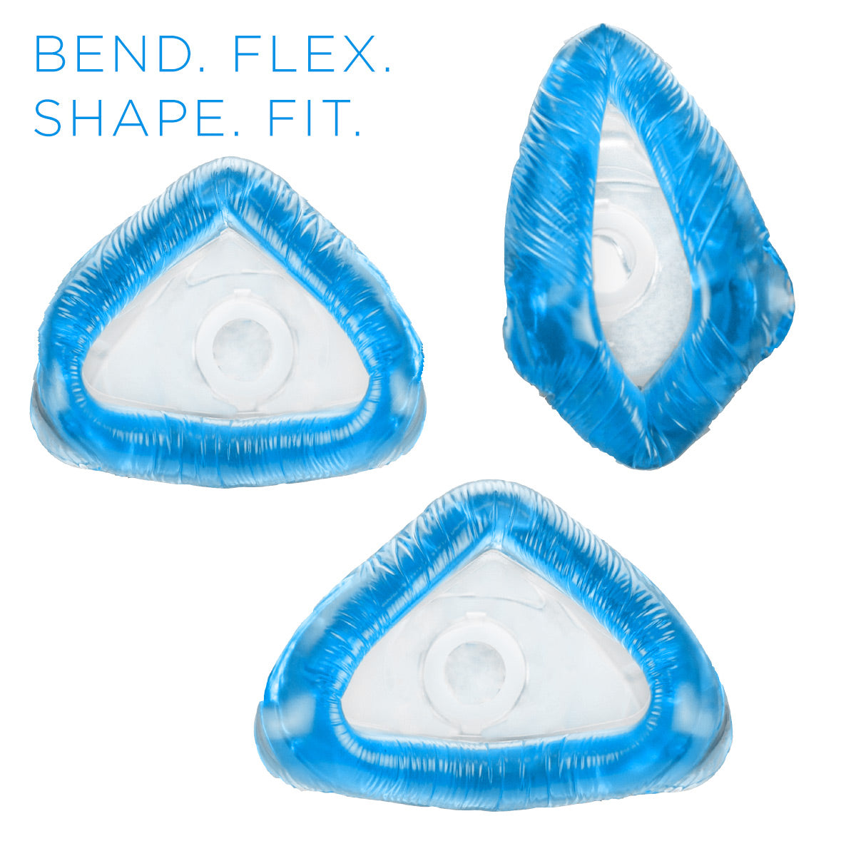 IQ Blue Gel Nasal CPAP Mask with Headgear (FOR REFERENCE