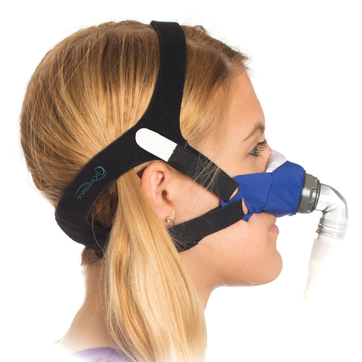 SleepWeaver 3D Soft Cloth Nasal CPAP Mask with Headgear