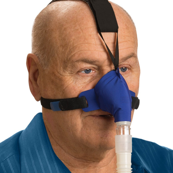 sleepweaver advance nasal cpap mask in use