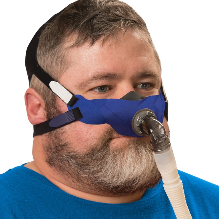 sleepweaver elan cpap mask worn with beard